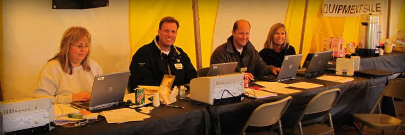 Financing Team at Event